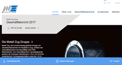 Desktop Screenshot of metallzug.ch